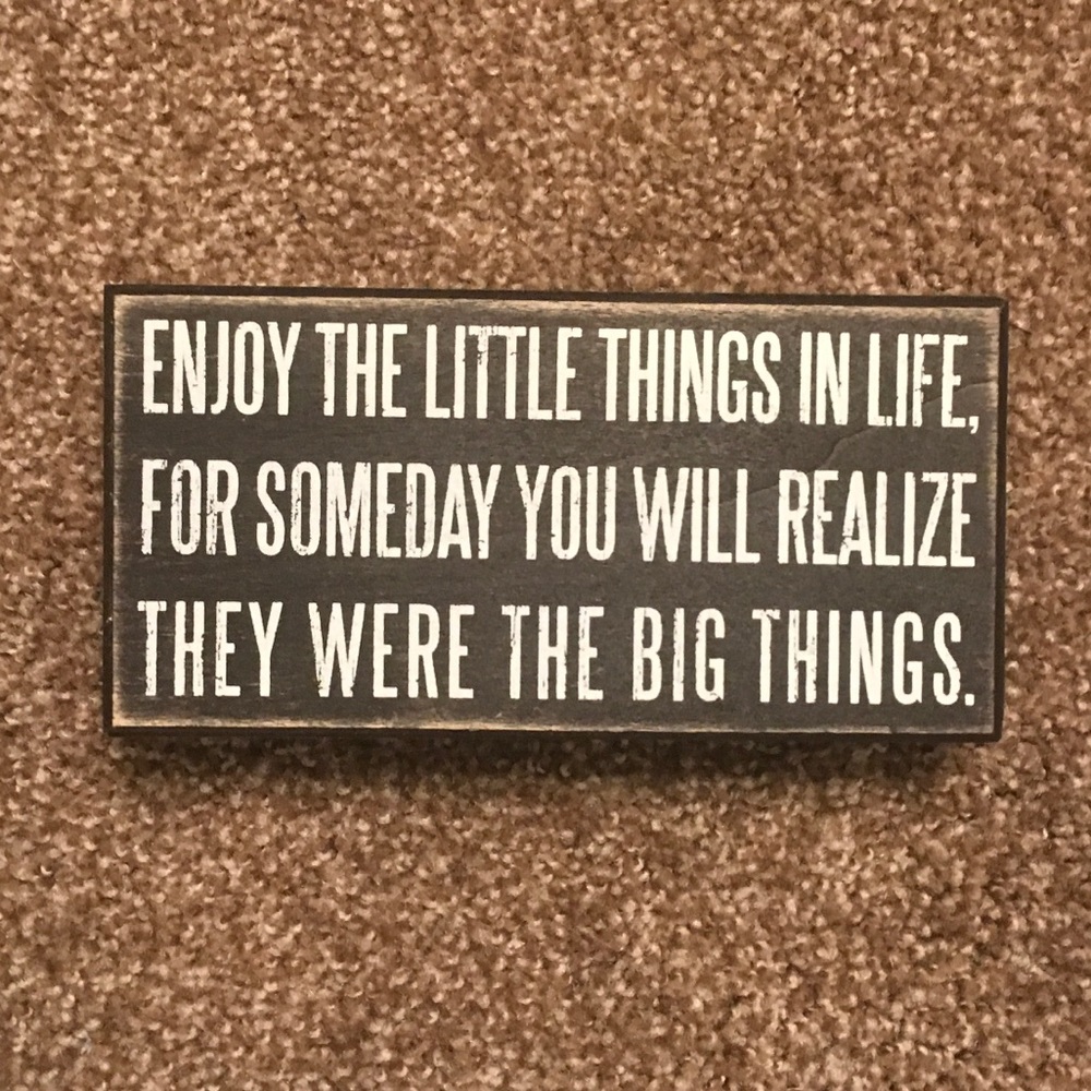 Cute Little Black Saying Sign